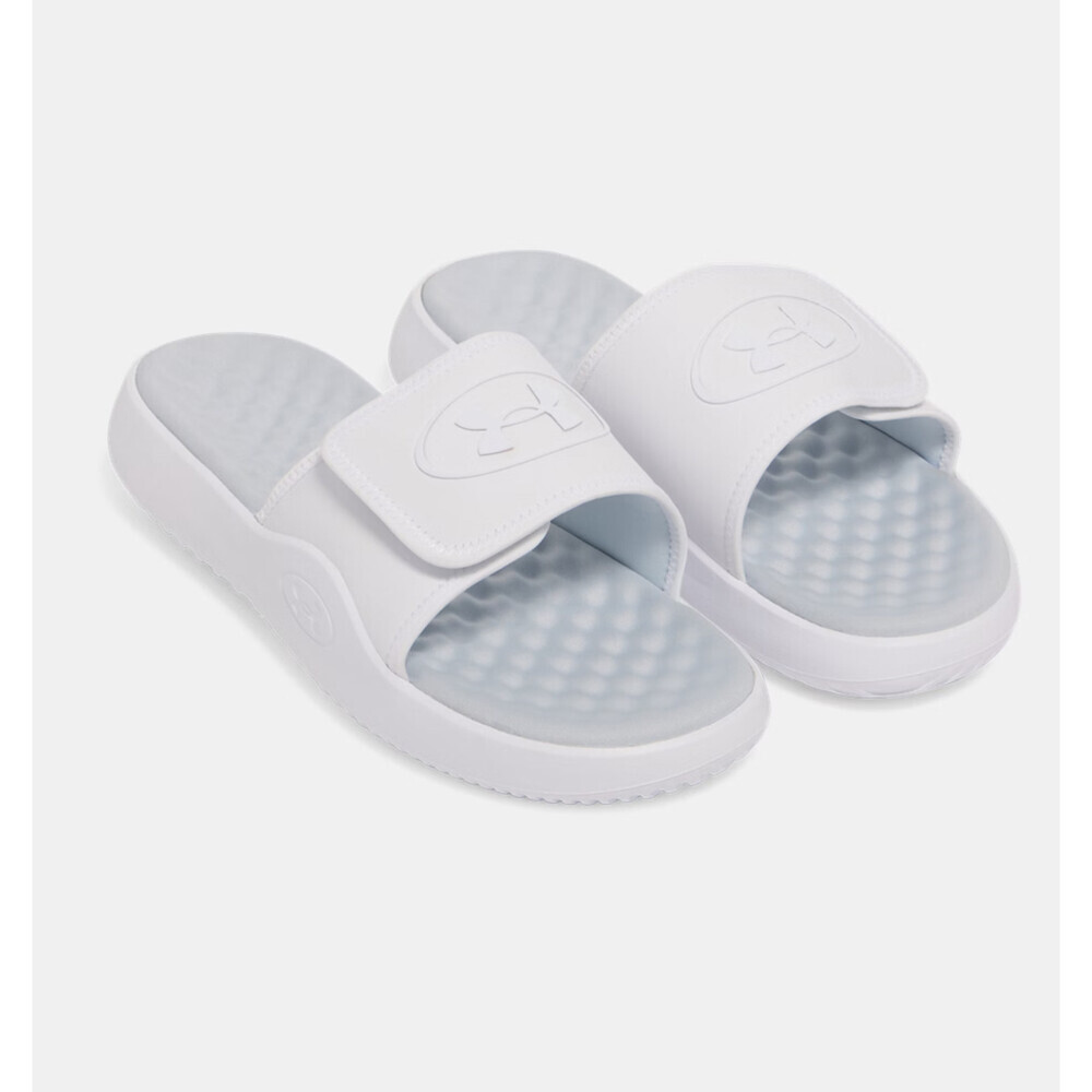 Under Armour Ignite Pro 8 6000337-101 Sandals Men's White Open Toe Slide JAX733